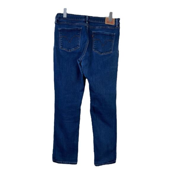 Levi’s Women’s Jeans Classic Mid Rise Skinny Ankle Stretch Dark Wash Size 14 - Picture 2 of 8
